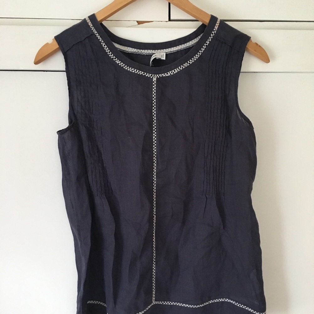 Navy blue Vince blouse